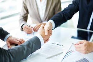 Handshake over Contract (1mb)